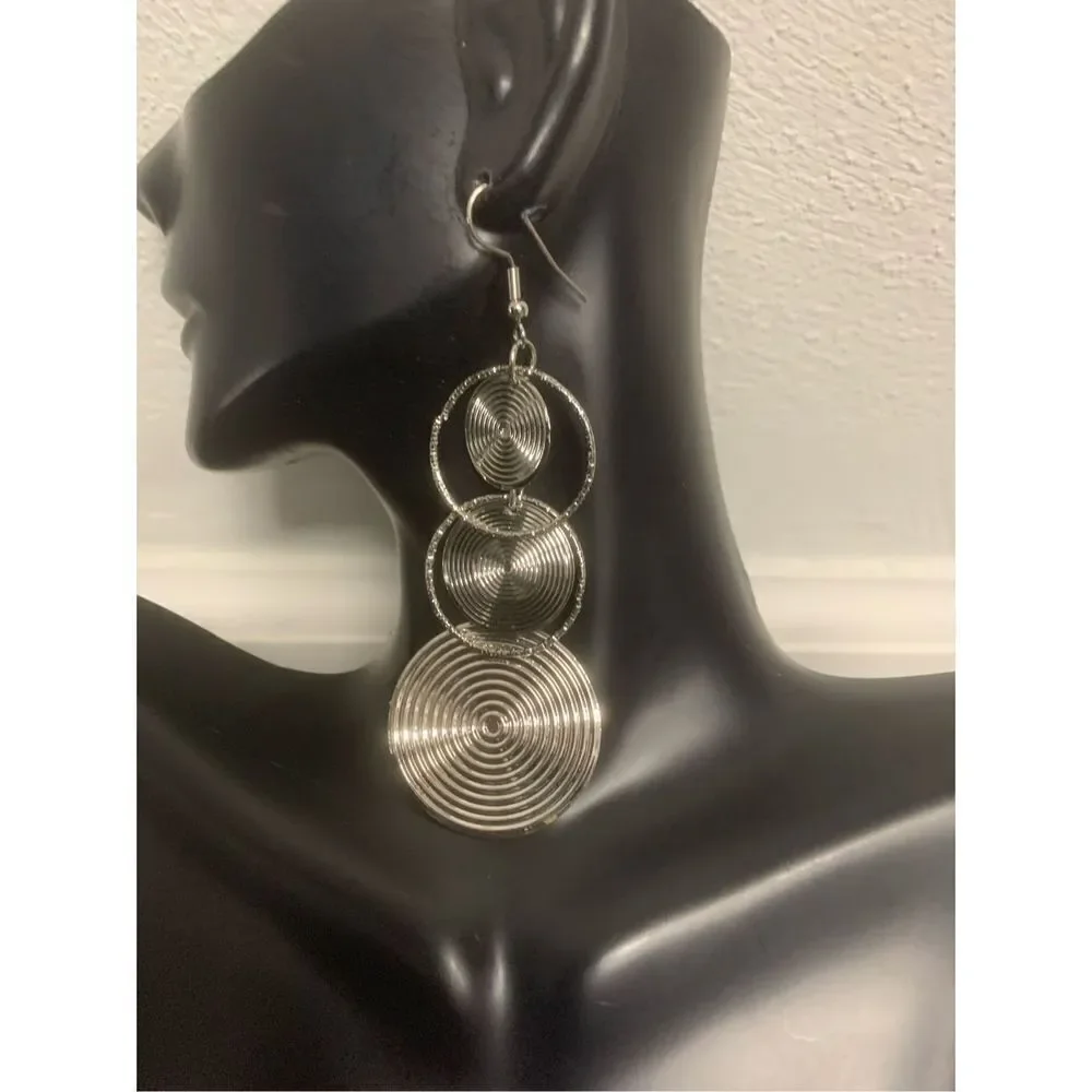Circle Dangle Earrings